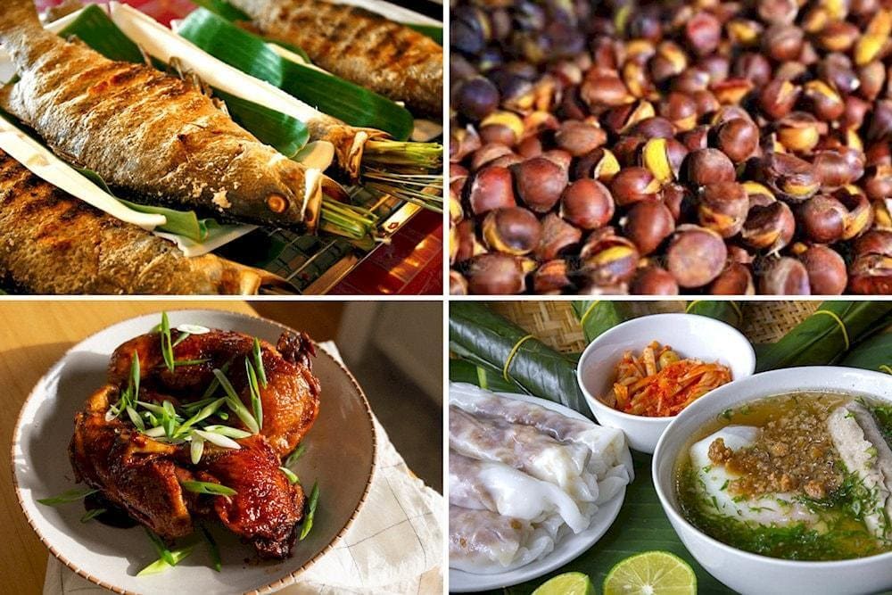 Unlike typical versions, these rice rolls are served with a rich pork bone broth instead of fish sauce (Source: Internet)